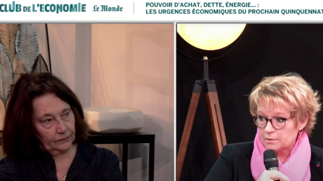 Pascale Coton, invitée au Club de l’économie du « Monde »Pascale Coton, invitée au Club de l’économie du « Monde »