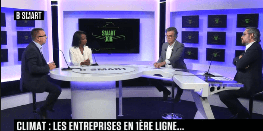 Transition écologique en entreprise : Cyril Chabanier sur le plateau de B SMART